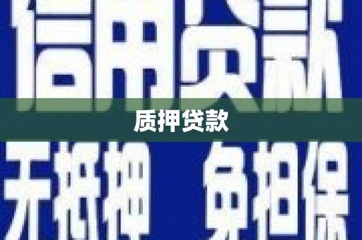 彭泽质押贷款