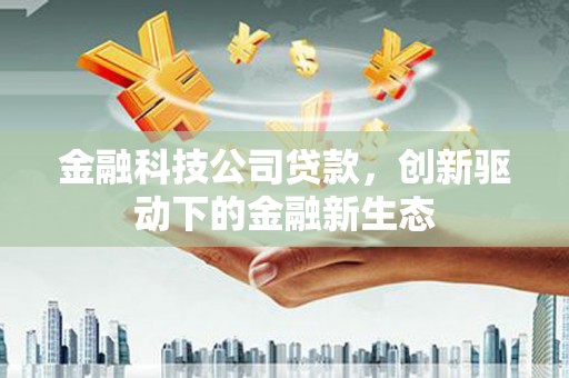 彭泽金融科技公司贷款，创新驱动下的金融新生态