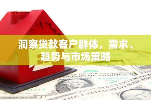彭泽洞察贷款客户群体，需求、趋势与市场策略