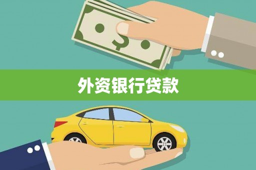 彭泽外资银行贷款