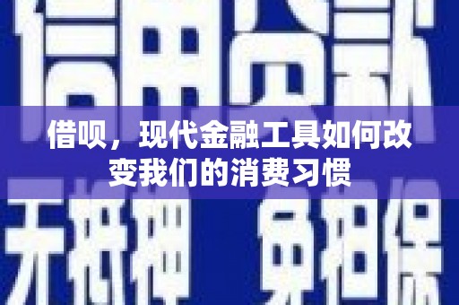 彭泽借呗，现代金融工具如何改变我们的消费习惯