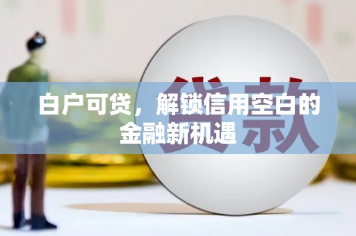 彭泽白户可贷，解锁信用空白的金融新机遇