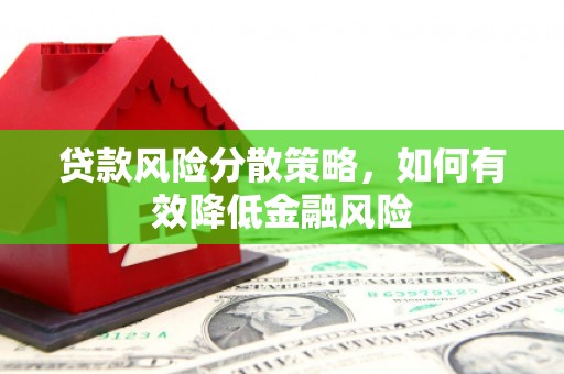 彭泽贷款风险分散策略，如何有效降低金融风险