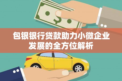 彭泽包银银行贷款助力小微企业发展的全方位解析