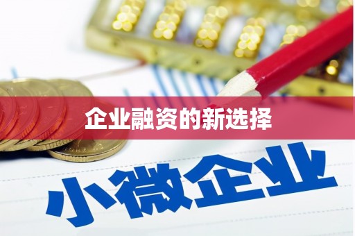 彭泽企业融资的新选择