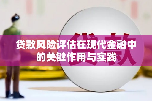 彭泽贷款风险评估在现代金融中的关键作用与实践