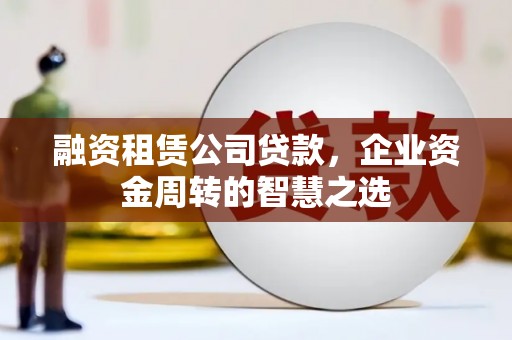 彭泽融资租赁公司贷款，企业资金周转的智慧之选