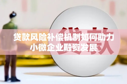 彭泽贷款风险补偿机制如何助力小微企业融资发展
