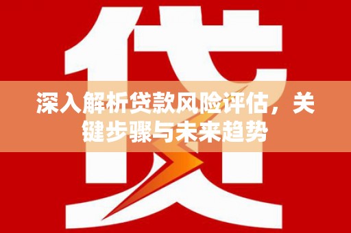 彭泽深入解析贷款风险评估，关键步骤与未来趋势