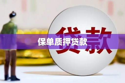彭泽保单质押贷款