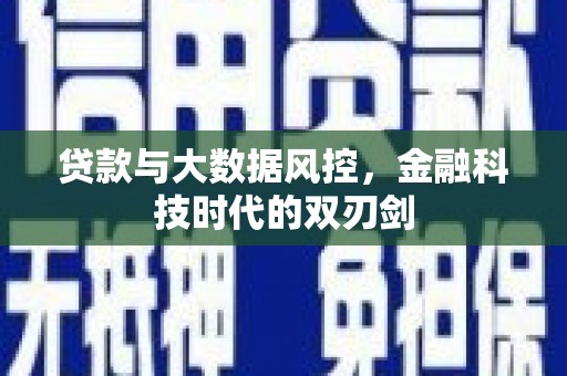 彭泽贷款与大数据风控，金融科技时代的双刃剑