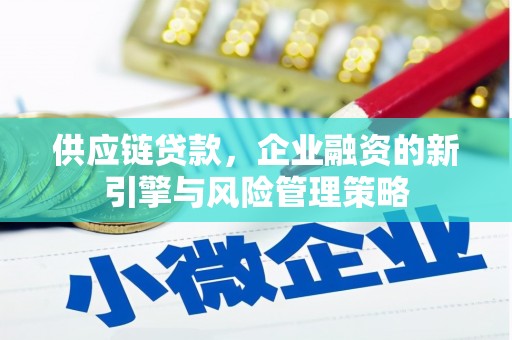 彭泽供应链贷款，企业融资的新引擎与风险管理策略