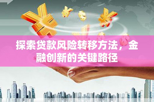 彭泽探索贷款风险转移方法，金融创新的关键路径