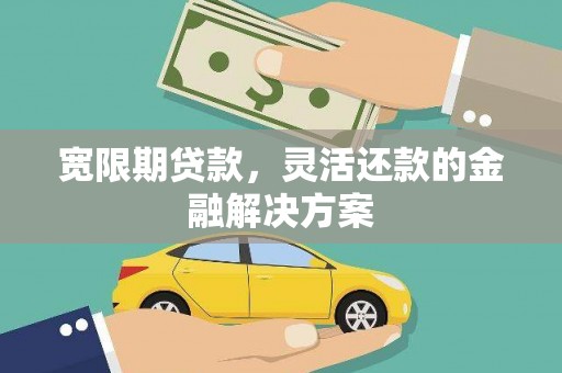 彭泽宽限期贷款，灵活还款的金融解决方案