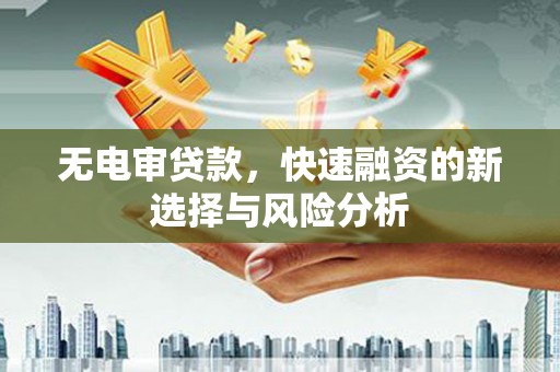 彭泽无电审贷款，快速融资的新选择与风险分析