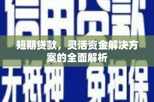 彭泽短期贷款，灵活资金解决方案的全面解析