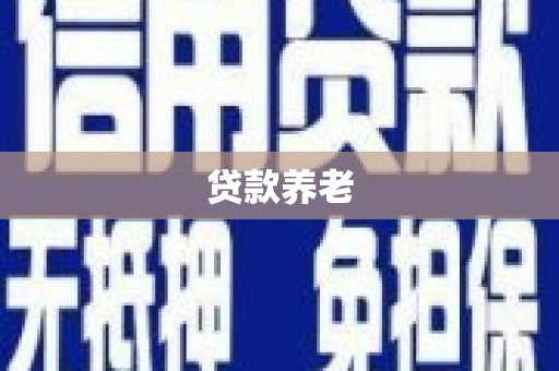 彭泽贷款养老