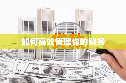 彭泽如何高效管理你的财务