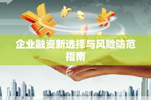 彭泽企业融资新选择与风险防范指南