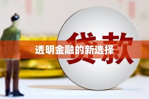 彭泽透明金融的新选择
